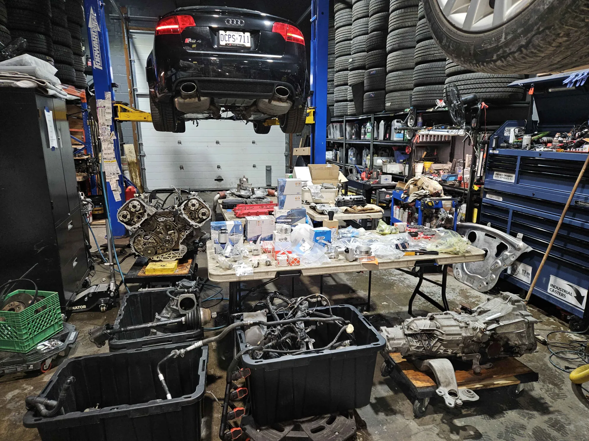Specialist work in the shop