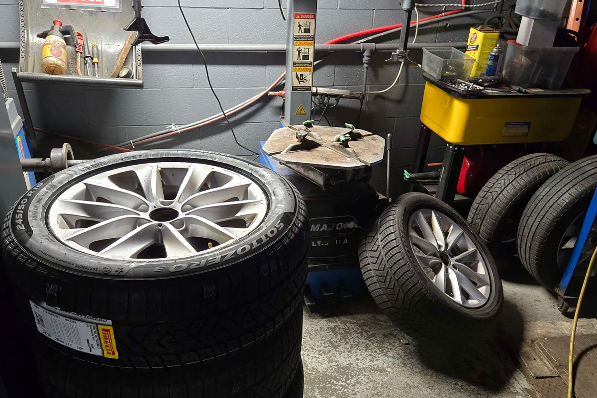 Tire change and balancing